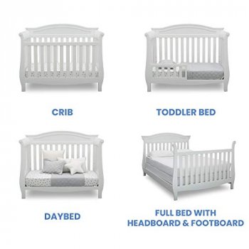 Different setup options for the crib
